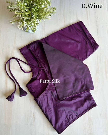 Pattu Silk Plan Blouse