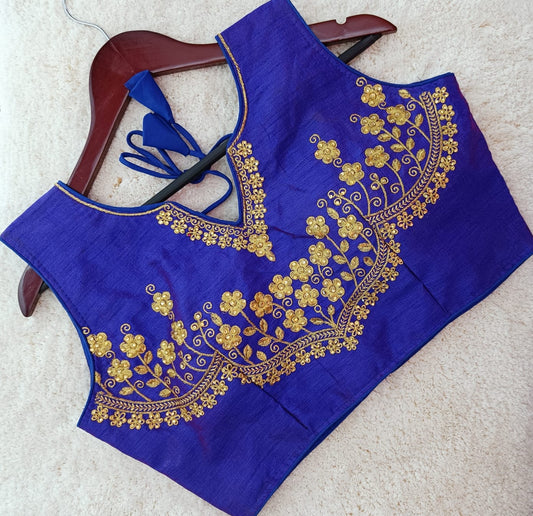 Choli Phantom silk heavy embroidery work ready made blouse